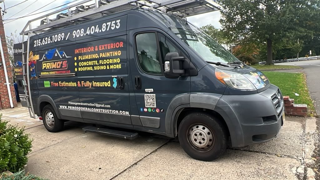 Primo’s construction company vehicle